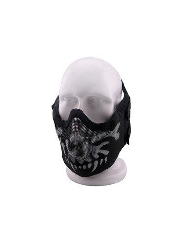 Masque de protection faciale V8 en Skull noir