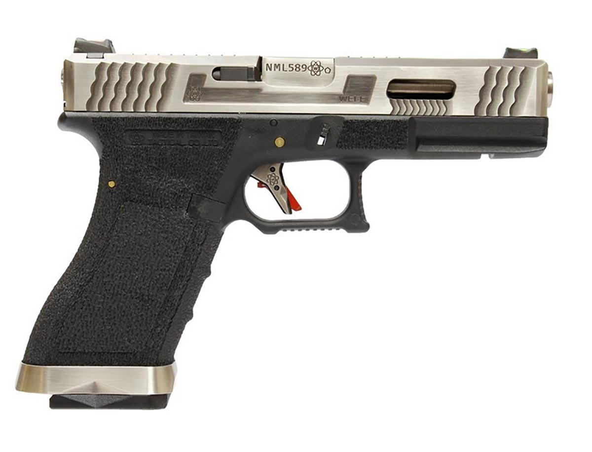 WE Glock 17 T7 Argent/Noir