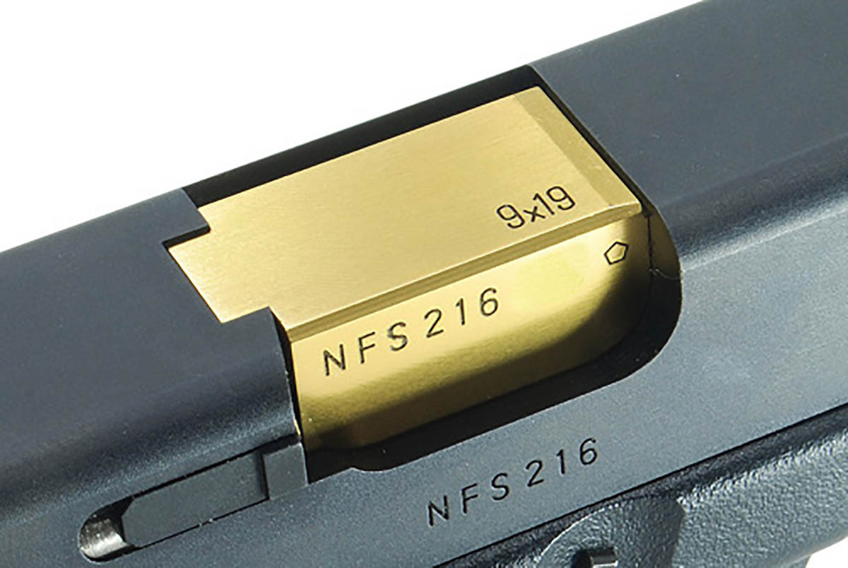 Guarder 7596 CNC Steel Outer Barrel for Marui g19. 5ku CNC Aluminum Outer Barrel for Marui g17 GBB (Gold) 5ku-GB-427-G. Glock Barrel. RM-026g.