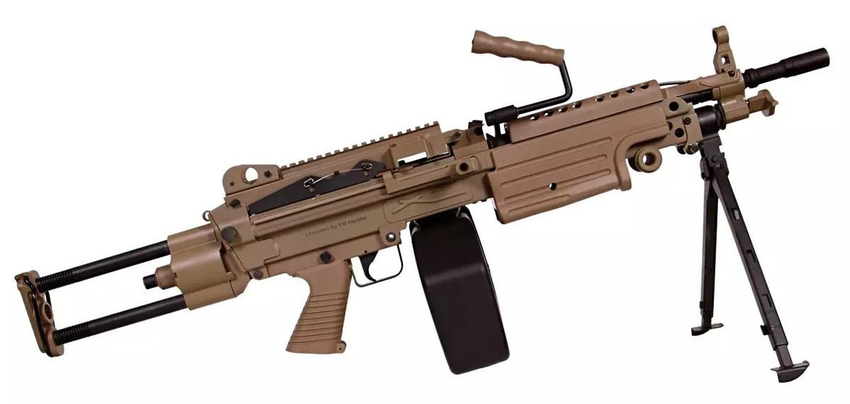 FN Herstal Minimi M249 PARA AEG Full Metal Dark Earth