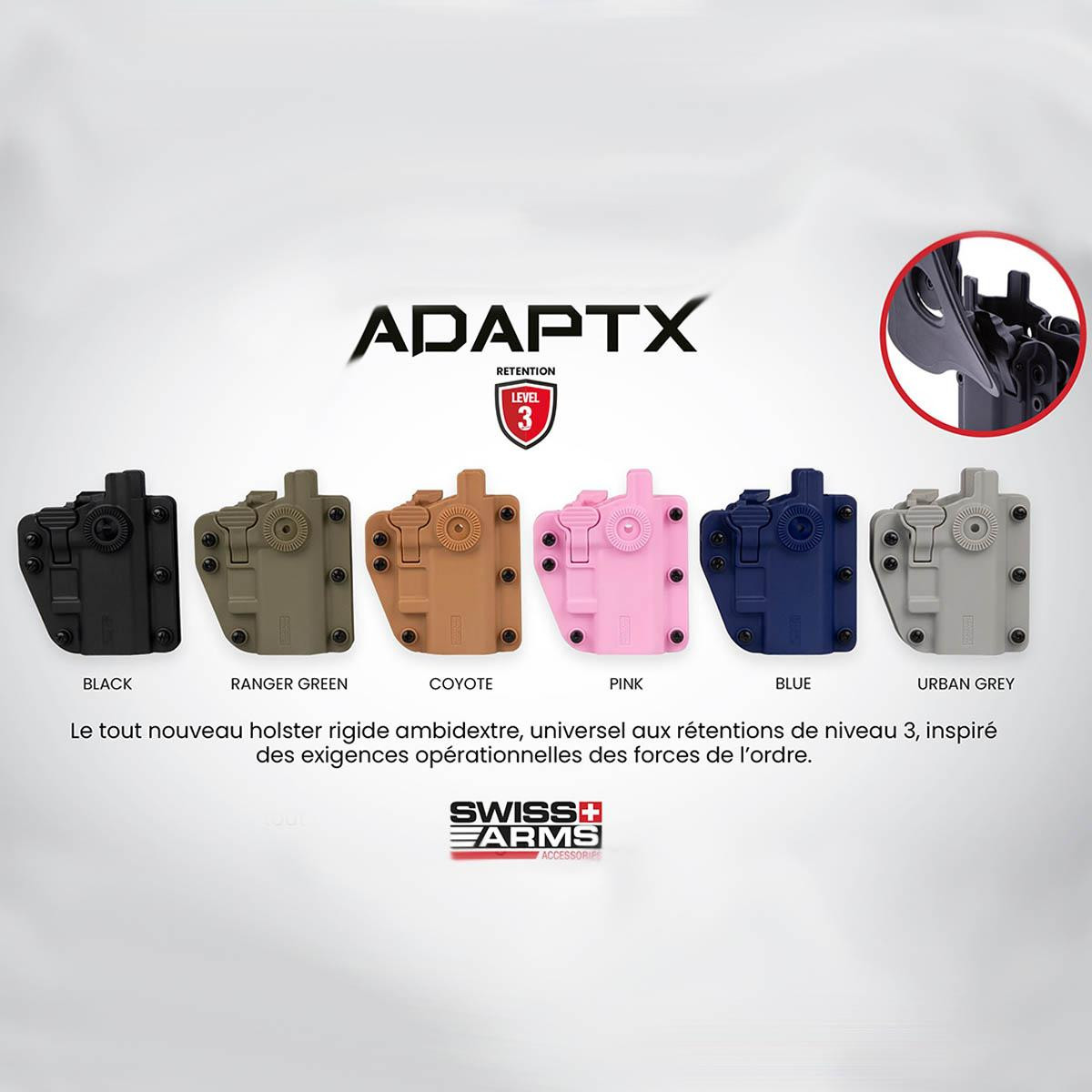 Swiss Arms - AdaptX - Universal Holster for Airsoft pistols 