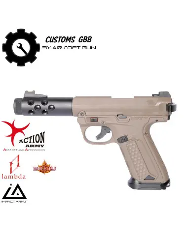 Customs by AG AAP01 Pistol Tan / Black